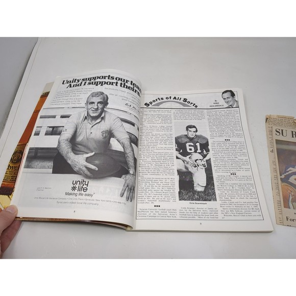 1983 Syracuse Orange Football Game Program & Newspaper NCAA Tim Green Mike Siano - Picture 12 of 16